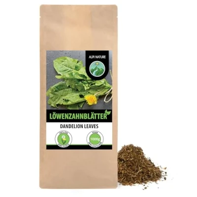 Abbildung von Löwenzahntee (1kg), Löwenzahnblätter geschnitten, schonend getrocknet, 100% rein und naturbelassen zur Zubereitung von Tee, Löwenzahn Tee
