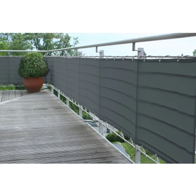 Abbildung von Floracord Balkonsichtschutz, BxH: 500x90 cm, anthrazit