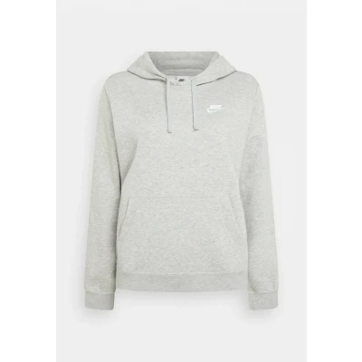 Abbildung von Nike Sportswear W CLUB STD PO Kapuzenpullover, Damen, Größe: Large, Grey heather