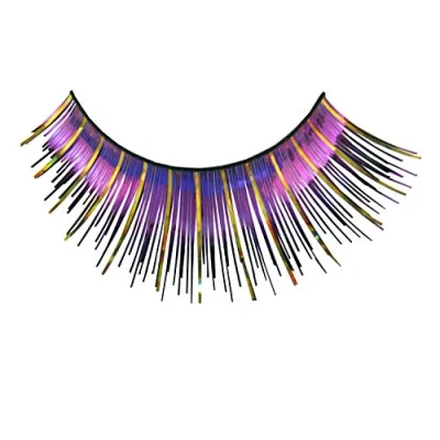 Abbildung von EULENSPIEGEL Wimpern holographisch pink/silber