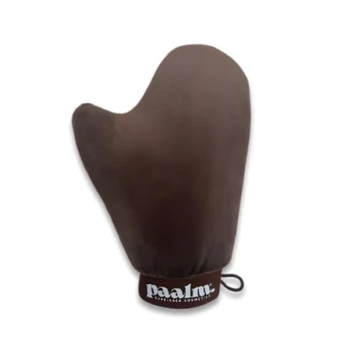 Abbildung von Paalm Premium Selbstbräunungs Handschuh weicher Velours, einfache und gleichmäßige Anwendung, waschbar wiederverwendbar