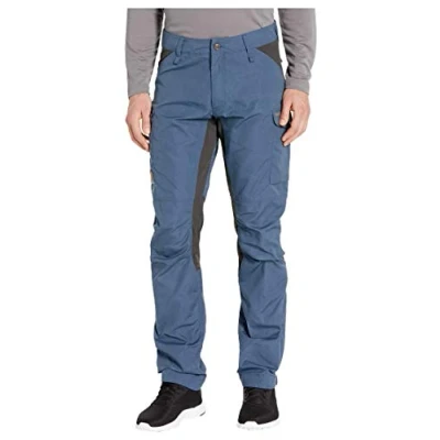Abbildung von Fjallraven Herren Kaipak Trousers M Lange Trekkinghose, Uncle Blue dark Grey, 44