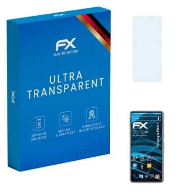 Abbildung von atFoliX Schutzfolie kompatibel mit Google Pixel 7 Folie, ultraklare FX Displayschutzfolie (3X)