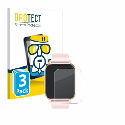 Abbildung von BROTECT Schutzglas für walkbee Smartwatch 1.83&quot; (3 Stück) Schutzfolie Panzer Folie Glas [Extrem Kratzfest 9H, Anti Fingerprint
