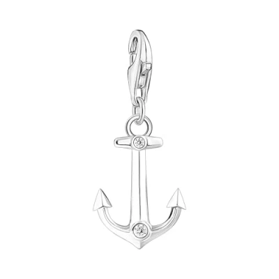 Abbildung von THOMAS SABO Charm Anker mit Steinen, 2166 051 21, Zirkonia (synth)