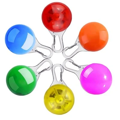 Abbildung von Homeet 6 Stück Hunde Sicherheits Blinklicht Clip On LED Leuchtanhänger Haustier Leuchthalsband mit 3 Blinkmodis Sicherheitslicht für Hund Sicherheit