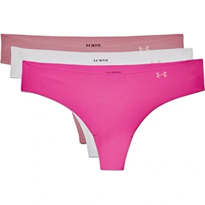 Abbildung von Under Armour 6P Pure Stretch Thong Rosa/Weiß Large Damen