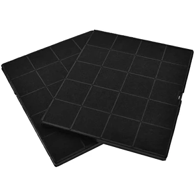 Abbildung von AllSpares Aktivkohlefilter (x2) für Dunstabzugshauben geeignet Airforce AFFCAF16 und Whirlpool 481248048198 (237x192x10mm)