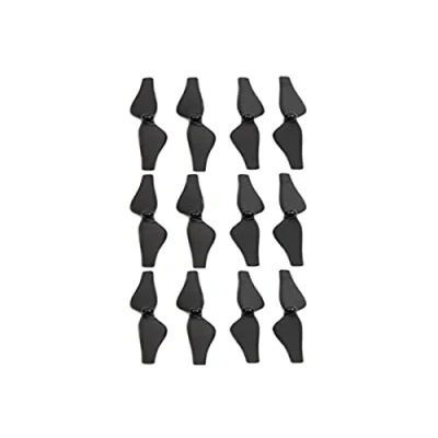 Abbildung von DJI DR1 Propeller für Tello Drohnen, geräuscharm, schnellauslösend, faltbar, aerodynamisches Design, hohe Leistung 3 komplette Sets Schwarz und Silber