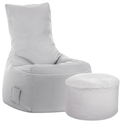 Abbildung von Sitting Point Sitzsack Set Scuba Swing + Hocker grau