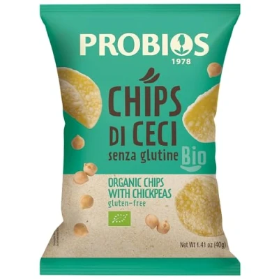 Abbildung von PROBIOS Bio Chips mit Kichererbsen, 12er Pack (12 x 40 g)