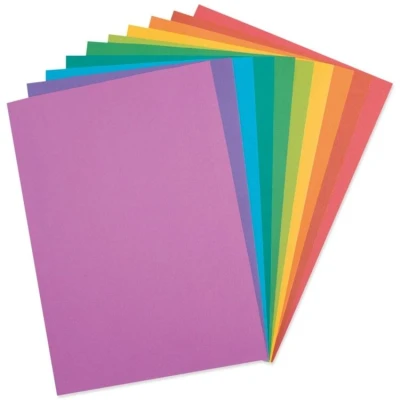Abbildung von Sizzix 666677 Surfacez Revealz Schleifbarer Karton, A4, Jewel, 40 Stück, Multicolore, One size