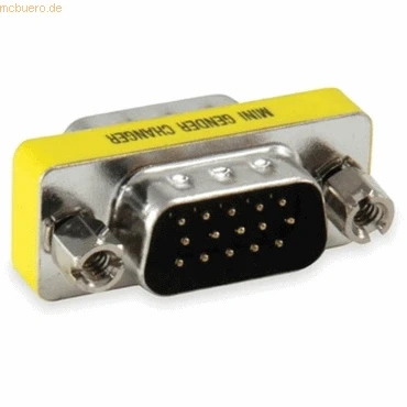 Abbildung von Equip Mini Gender Changer (15 pol St/St VGA HD)