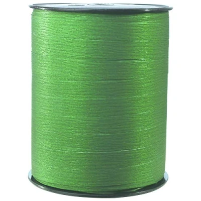 Abbildung von Clairefontaine 601574C Spule Geschenkband matt (250 m x 10 mm, ideal für Bastelprojekte und Geschenke) 1 Stück dunkelgrün