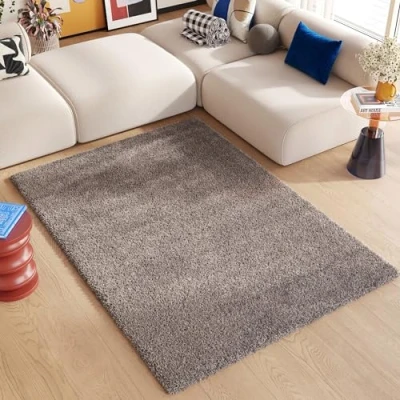 Abbildung von Hochflor Teppich ESSENCE, Tapiso, rechteckig, Höhe: 40 mm, Wohnzimmer, Schlafzimmer, weich, modern Design, einfarbig