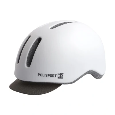 Abbildung von Fahrradhelm Polisport Commuter L (58 61cm) Mattes Weiß/Grau