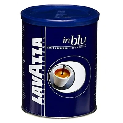 Abbildung von Lavazza Kaffee in Blu, Espresso Arabica Röstkaffee, Bohnenkaffee gemahlen, Filterkaffee, 250g, Dose