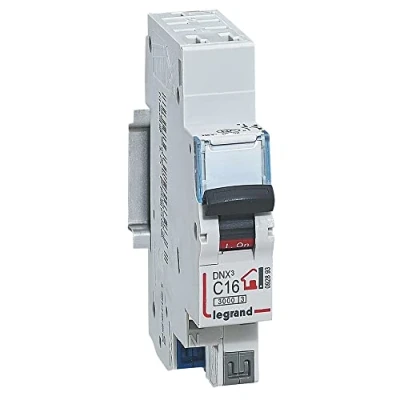 Abbildung von Legrand leg92893 dnx3 Leitungsschutzschalter 1p + NG C16 3000 A Motors 1 Modul