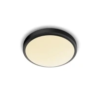 Abbildung von Philips Doris LED Deckenlampe 2700K schwarz Ø35cm