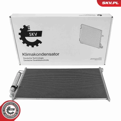Abbildung von ESEN SKV 86SKV282 Klimakondensator mit Trockner Aluminium 767mm