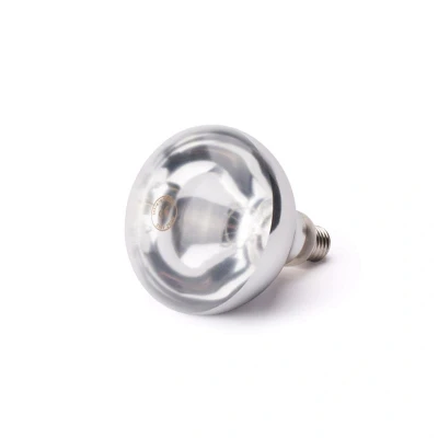 Abbildung von HENDI Infrarotlampe 230 V 250 W Durchmesser: 12,5 cm weiß E27 Befestigung, Wärmelampe
