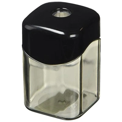 Abbildung von M + R 709230000 Spitzer eckig Mg einfach Dosenspitzer, schwarz/rauch, silber, 4004627180639