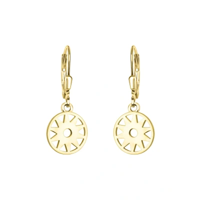 Abbildung von Sofia Milani Circle SUN Ohrringe, Damen, Größe: One Size, Gold coloured