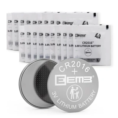 Abbildung von EEMB 20PACK CR2016 3V Lithium Batterie Knopfzellenbatterien 2016 ECR2016 DL2016 LM2016 für Autoschlüssel FOB Uhren Taschenrechner Garagentoröffner Spielzeug LED Lichter Spielekonsolen