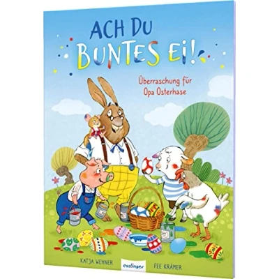 Abbildung von Ach du buntes Ei!: Überraschung für Opa Osterhase Liebevolles Ostergeschenk