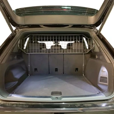 Abbildung von Travall Hundegitter Kompatibel Mit Volkswagen Touareg (2018 Jetzt) TDG1627 Fahrzeugspezifischer Kofferraumschutz, passgenau, Gepäckbarriere, Ladungsteiler, robuster, pulverbeschichteter Stahl