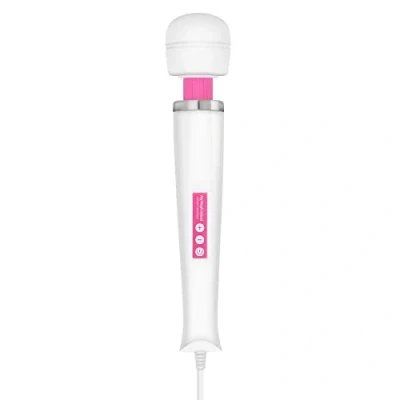 Abbildung von My Magic Wand Massagestab Vibrator mit Netzanschluss Massage gerät für Muskeln und Intimbereich Zubehör Männer Frauen Rosa