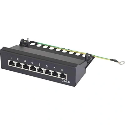Abbildung von Renkforce 8 Port Netzwerk Patchbox CAT 6 1 HE