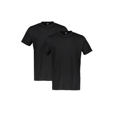 Abbildung von LERROS Herren Doppelpack Rundhalsausschnitt T Shirt, Schwarz, L EU