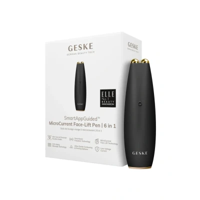 Abbildung von Geske SMARTAPPGUIDED Microcurrent Facelift PEN 6 IN 1 Gesichtspflege Zubehör, Größe: One Size, Gray