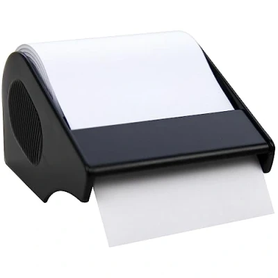 Abbildung von RNKVERLAG CT1915 Haftnotiz Rolle im Abroller, 60 mm x 10 m, nachfüllbar, weiß, 1 Stück
