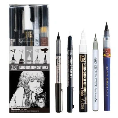 Abbildung von Zig Illustration set No.2 5pcs.