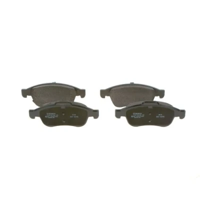Abbildung von BOSCH 0 986 494 826 Bremsbelagsatz Low Metallic mit akustischer Verschleißwarnung Kolbenclip, Anti Quietsch Blech FIAT: 500X