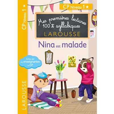 Abbildung von Premières lectures syllabiques Nina est malade (Niveau 1): CP Niveau 1