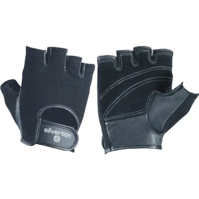 Abbildung von Silverton COMFORT Fitness Handschuhe S Hochwertige Verarbeitung mit Doppelnähten Anatomisch vorgeformt Verstärkte Daumen und Handflächen Fitnesshandschuhe Sporthandschuhe