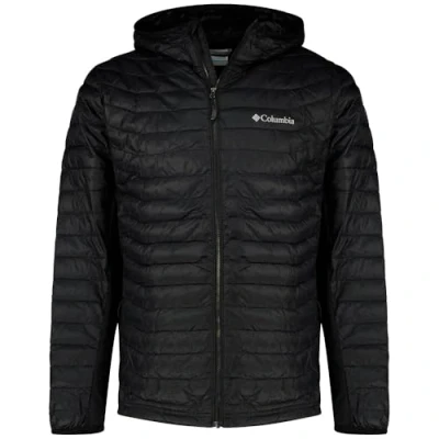 Abbildung von Columbia Powder PASS Hybrid Hooded Jacket Outdoorjacke, Herren, Größe: XXL, Black