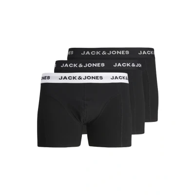 Abbildung von JACK &amp; JONES Solid Trunk Boxershorts für Herren (3er Pack) L