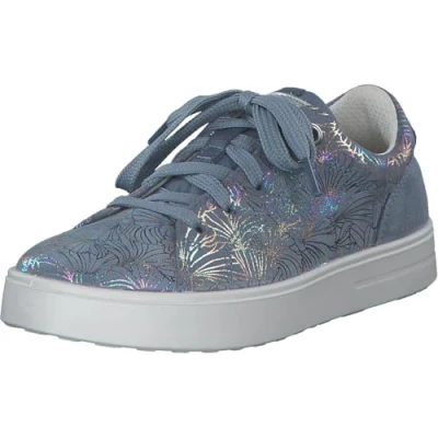 Abbildung von Superfit Stella Sneaker low für Kinder, Größe: 34, Blau/silber Schuhe