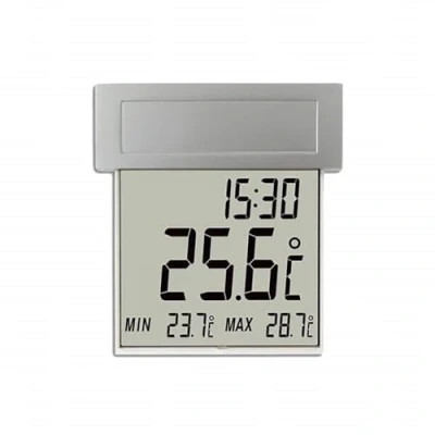 Abbildung von TFA Dostmann Hygrometer Vision Solar Thermometer Silber