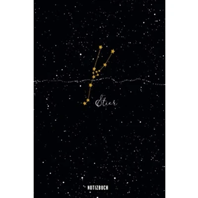 Abbildung von Notizbuch Stier: Sternzeichen Buch Astrologie Notizheft Stiere Tagebuch Taurus Geschenk gepunktet (dot grid) 120 Seiten ca. A5 mit Softcover