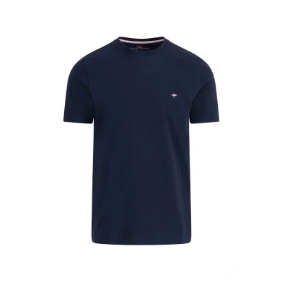 Abbildung von FYNCH HATTON Rundhalsshirt, mit Logo Stickerei