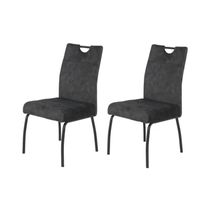 Abbildung von HELA 4 Fußstuhl &quot;EVELYN&quot;, (Set 2 Stück), Komfortsitz mit Federkorb