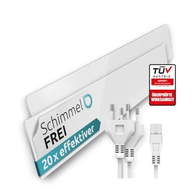 Abbildung von Technaxx Infrarotheizung &quot;Schimmel Dry Set&quot;, 2 Heizelemente gegen Schimmel in der Wand