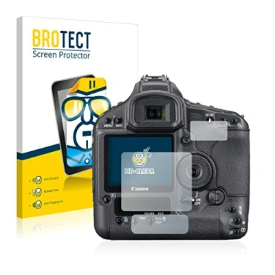 Abbildung von BROTECT (2 Stück Schutzfolie für Canon EOS 1Ds Mark III Displayschutz Folie Ultra Klar
