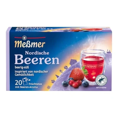 Abbildung von Meßmer Ländertee Nordische Beeren 20 Teebeutel Glutenfrei Laktosefrei Vegan