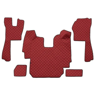 Abbildung von F CORE FL03 RED Fußmattensatz Eco Leder vorne 5 Rot